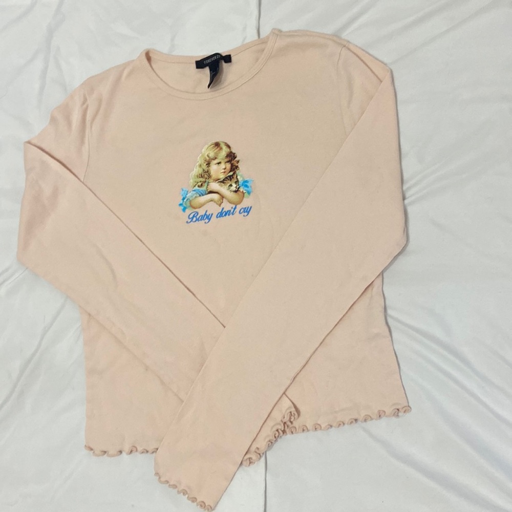 Baby don’t cry long sleeve tee